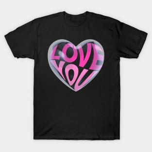 Love Heart Balloon | Valentine | lovely couple T-Shirt